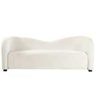 Sofa welurowa złamana biel