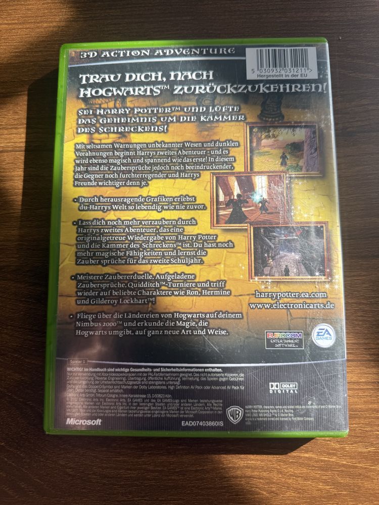 Gra Harry potter xbox classic i komnata tajemnic