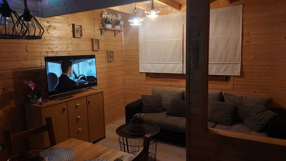 Domek drewniany całoroczny Chycina, lubuskie, super klimat!