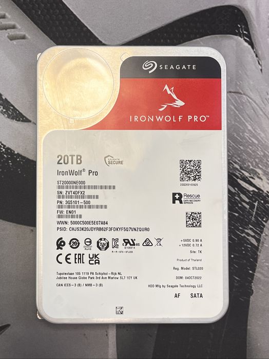 HDD Seagate IronWolf Pro 20 TB