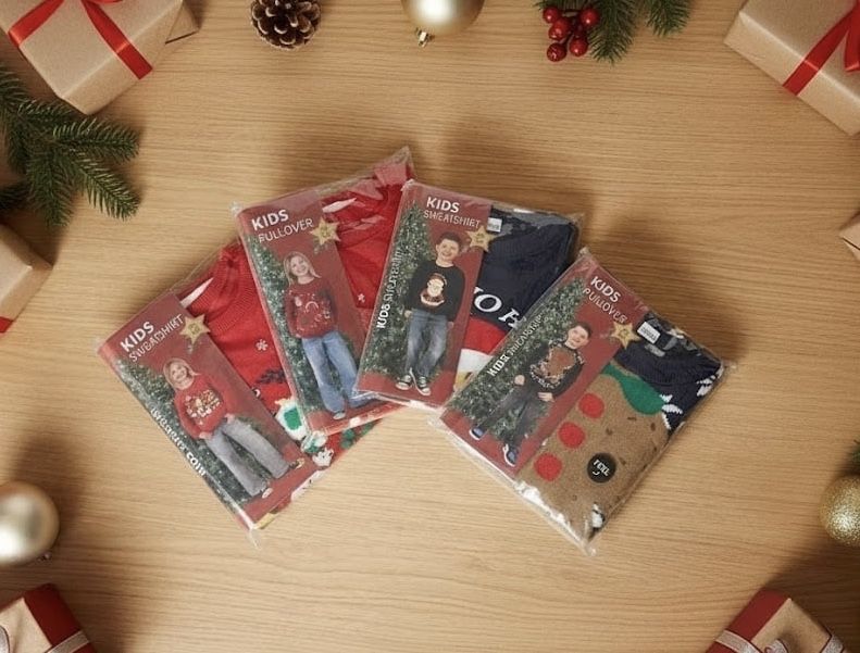 Bluzki i sweterki ŚWIĄTECZNE dziecięce. Dużo rozmiarów.