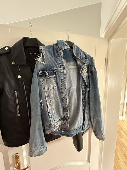 Kurtka jeansowa z cekinami