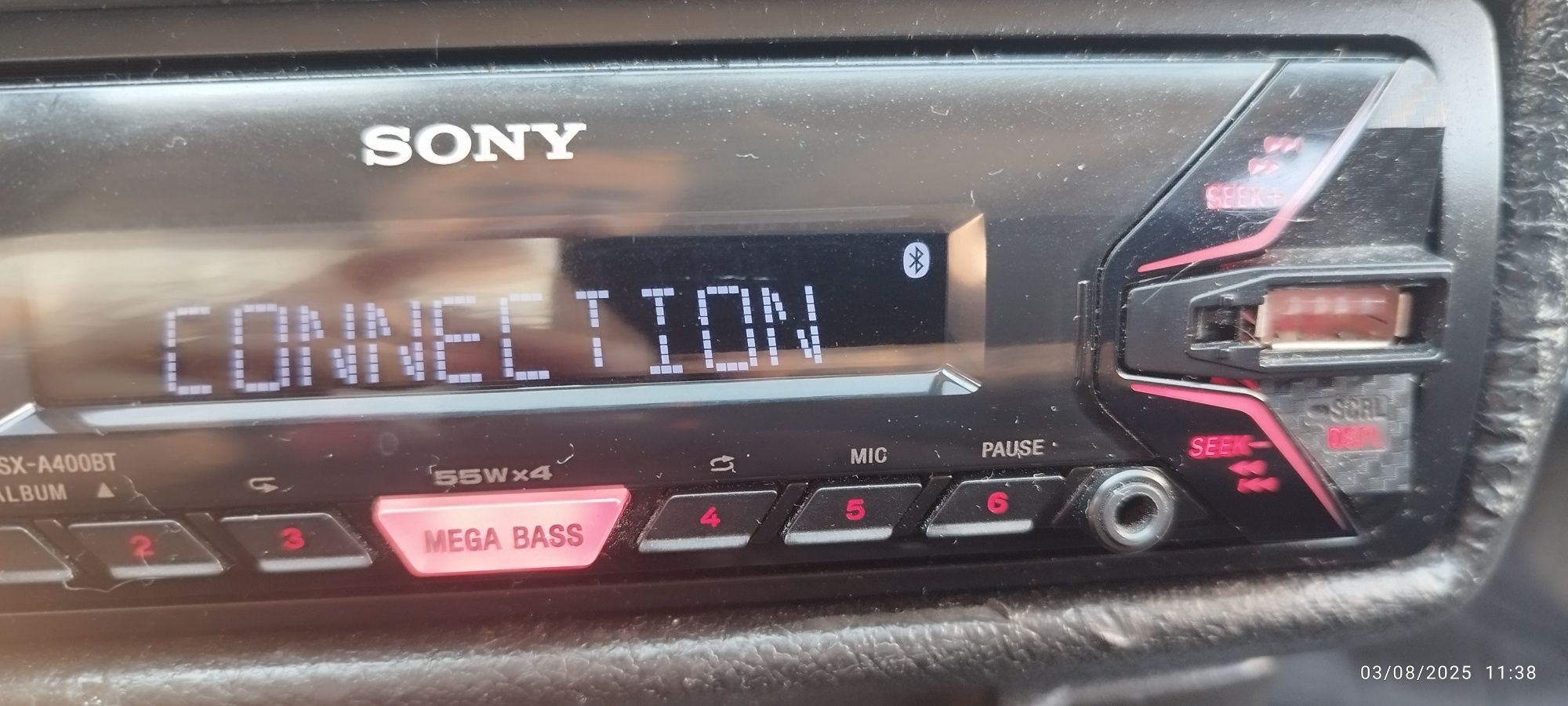 Auto radio Sony impecável com bluetooth