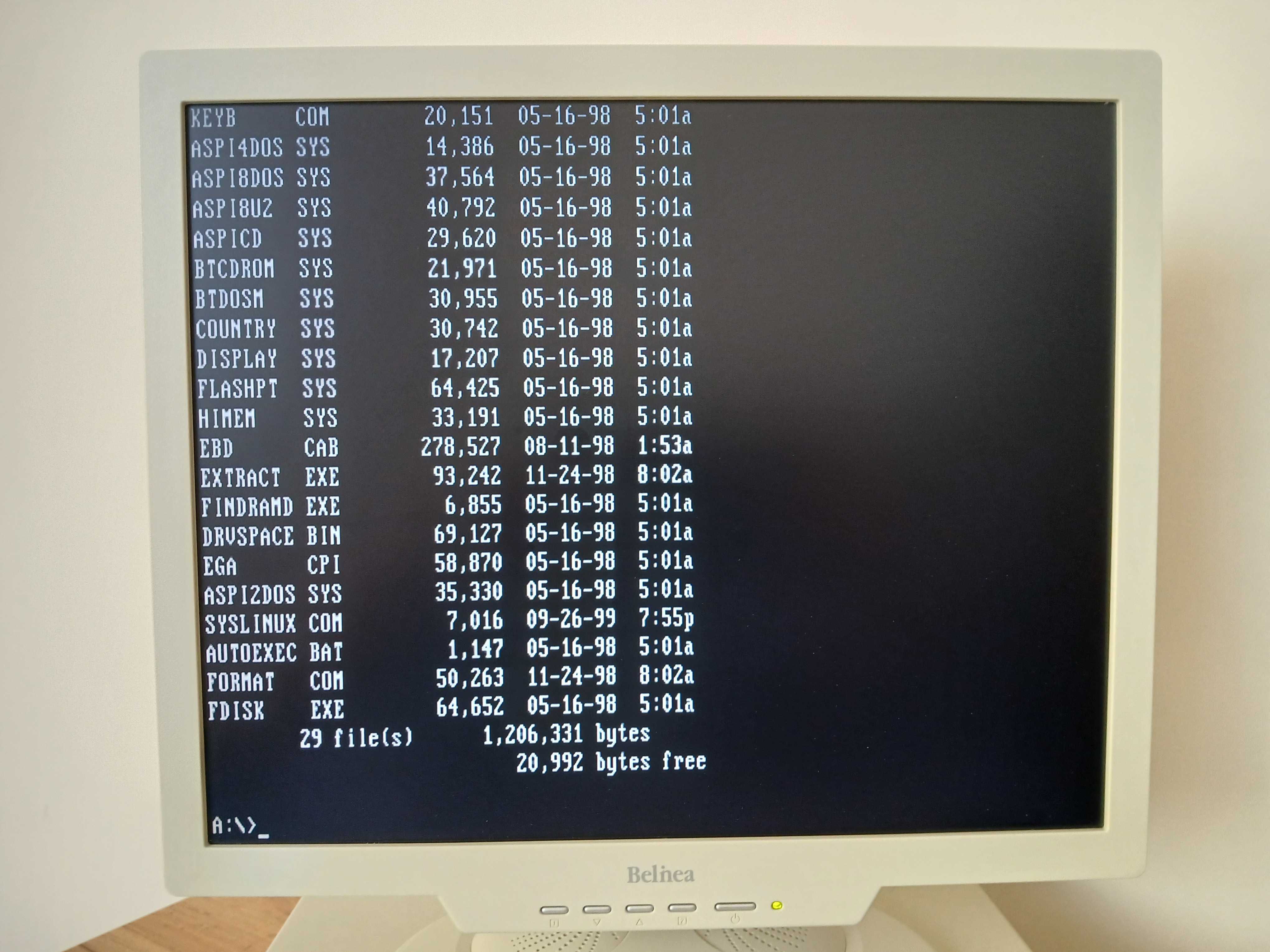 Retro Optimus desktop PC Pentium 60 MHz SX948 24MB RAM - SPRAWNY