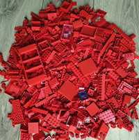 Lego kolor czerwony mix 1 kg