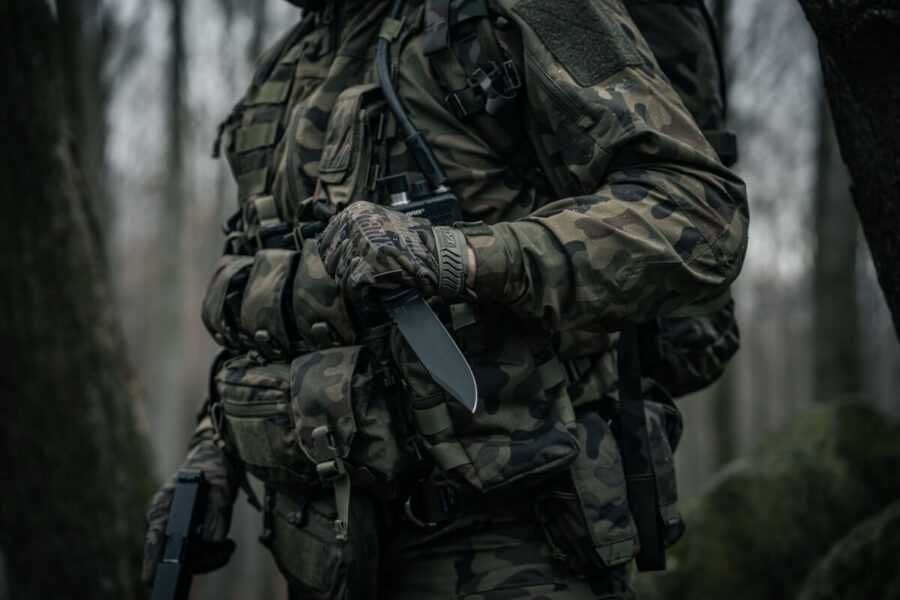 Nóż taktyczny wojskowy Za Pas Grom wz.25 stal sleipner