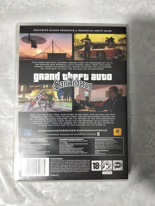 GTA-San Andrea e NFS-Shift PC