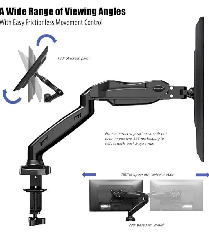 Uchwyt stojak do monitora 17-27"Invision