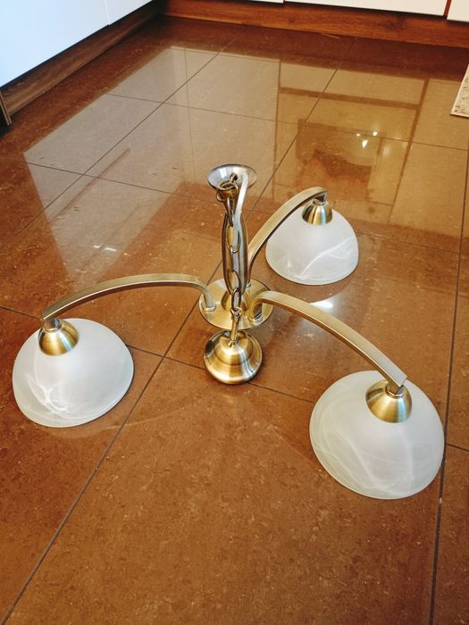 Żyrandol duży 70cm stan idealny