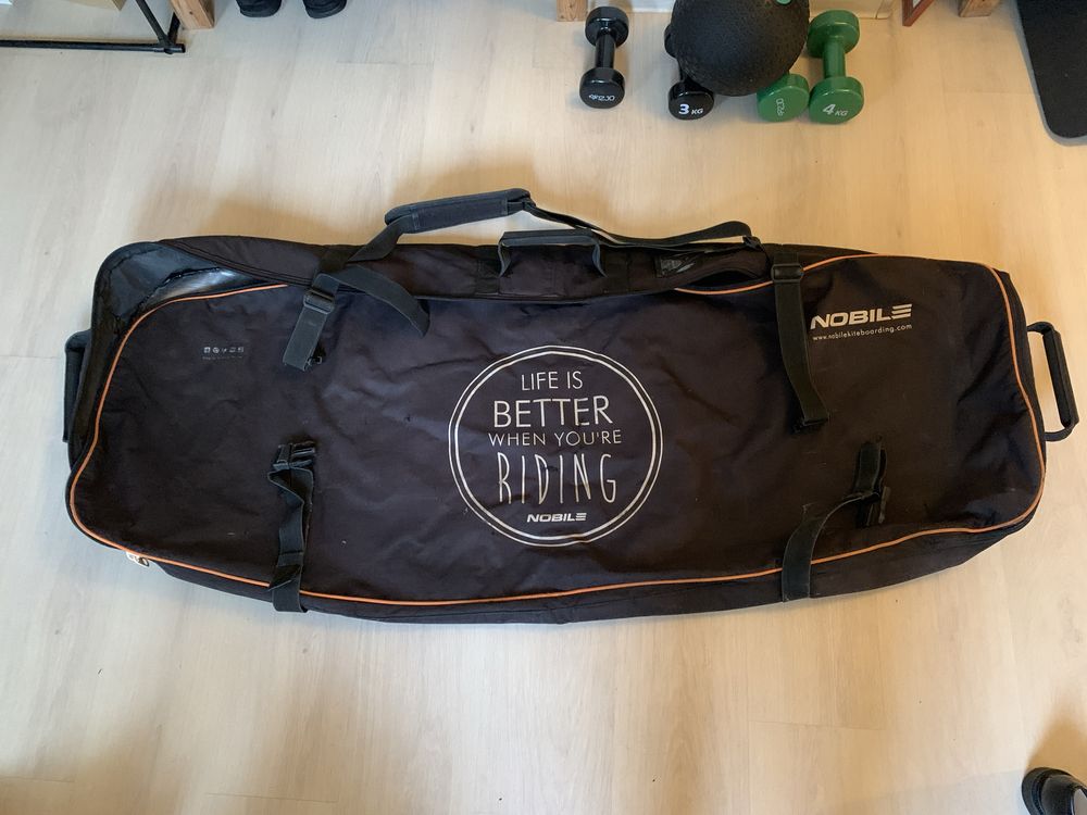 Torba na sprzęt kitesurfingowy Nobile 5 Travelbag Master czarna