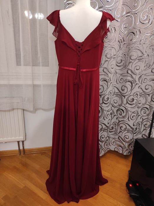 Suknia czerwona 46 wieczorowa balowa Mascara Curves