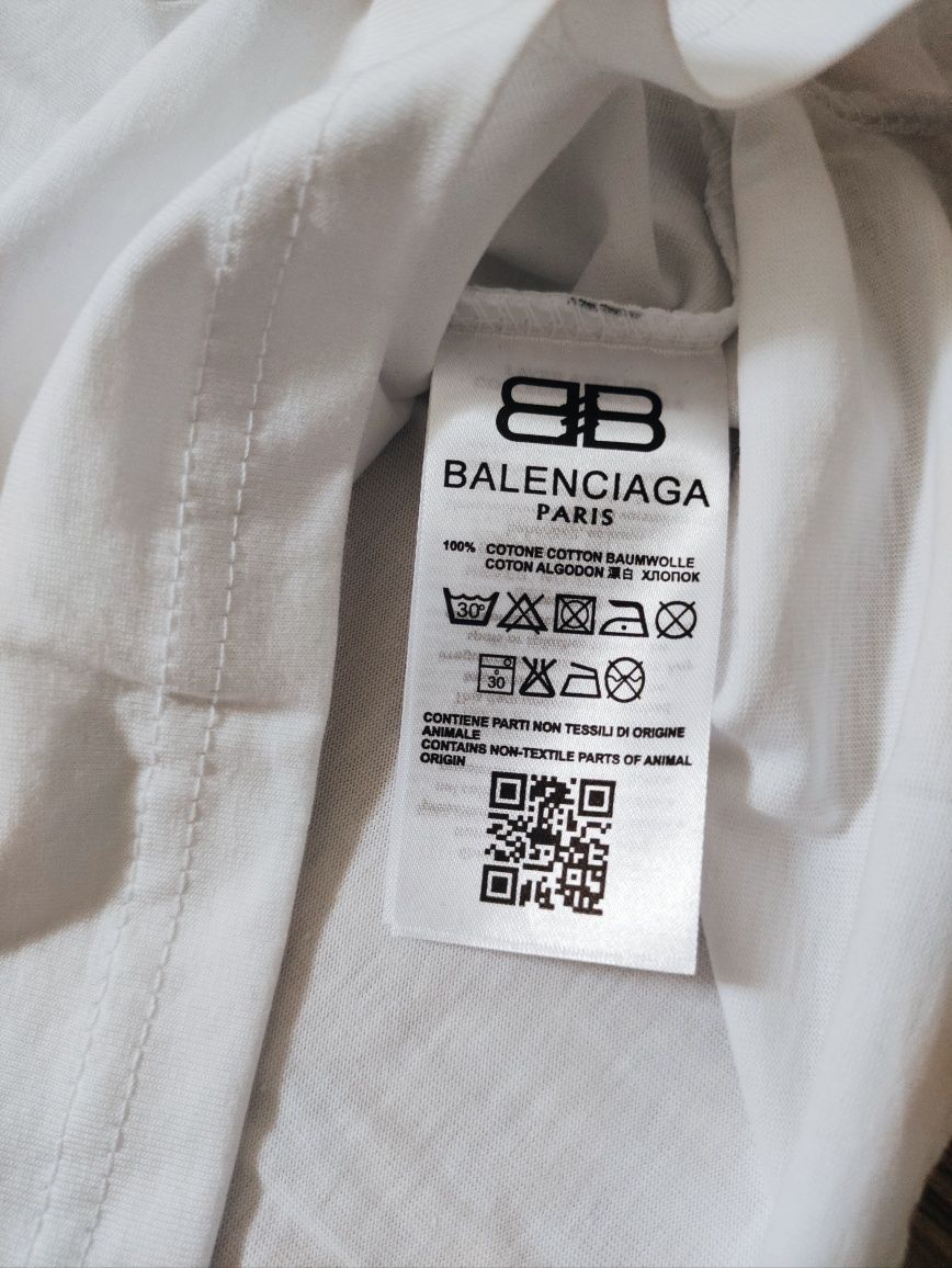 BALENCIAGA Mega T-shirt męski rozmiar S