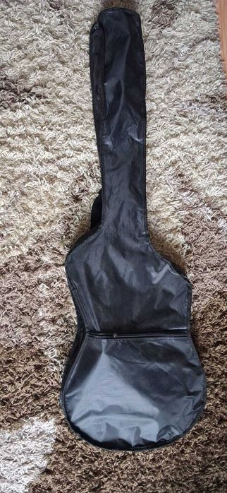 Gitara elektryczna Sounder, kabel, piec, pokrowiec