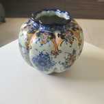Vintage PAL Alcobaça EPL Portugal Vaso Floral Azul