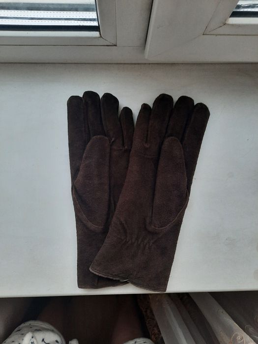 Натуральний ЗАМШ жіночі перчатки рукавиці рукавицы