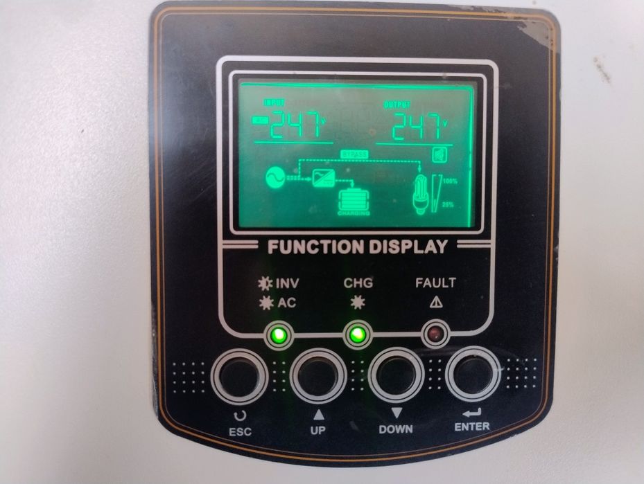 Гибридный инвертор солнечный Powland 2400W 24V ISolar-SPH 3KW (Max СH