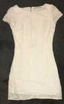 Vestido em renda branco pérola