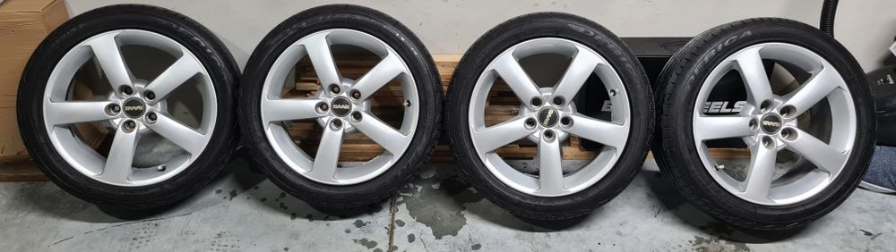 Koła - felgi 17cali Saab ALU45 plus opony letnie Dębica Presto HP2