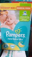 PAMPERS New Baby-Dry  2 mini 144 szt. (3-6kg)