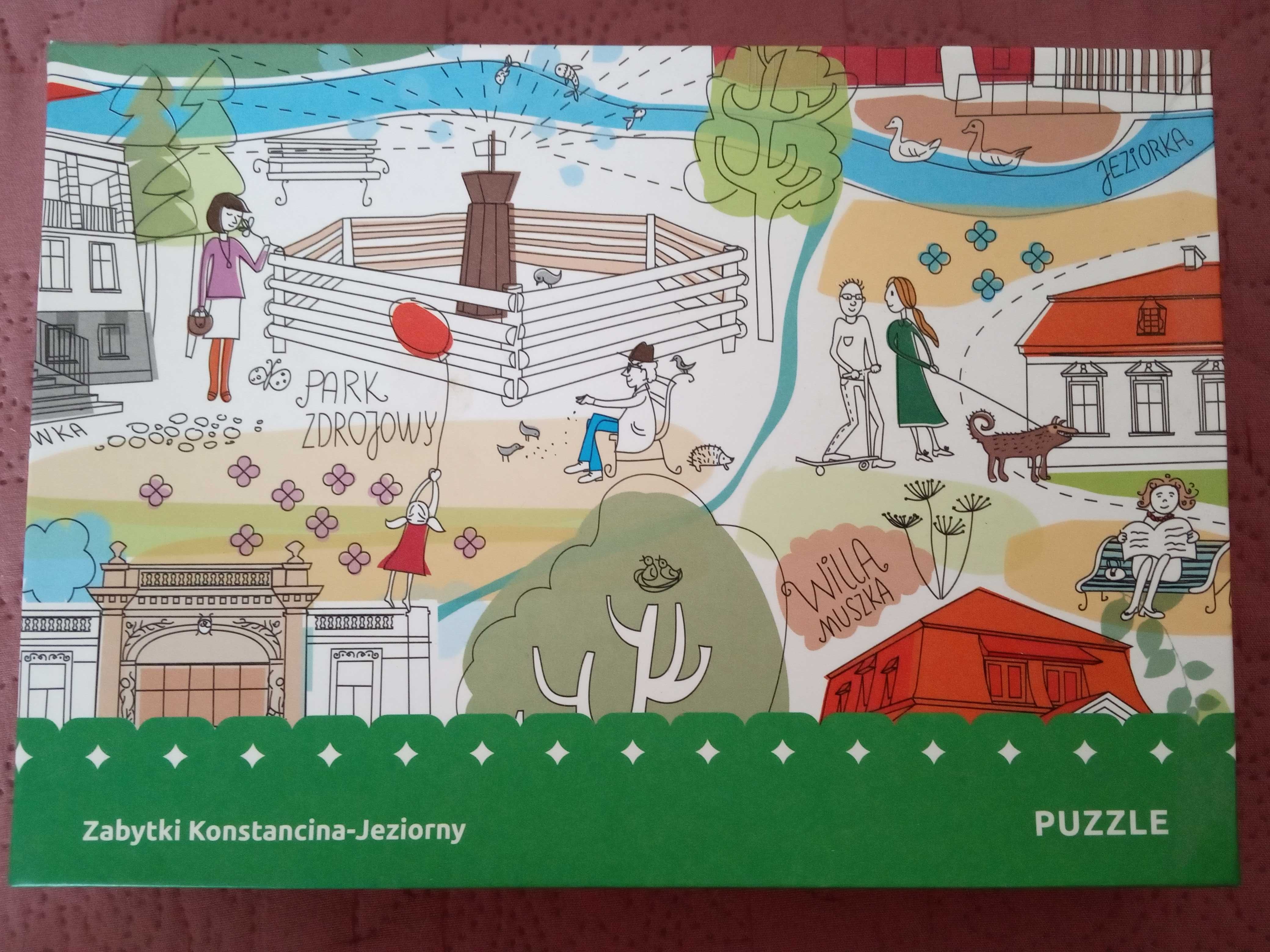 Puzzle Zabytki Konstancina - Jeziorny 99 elementów