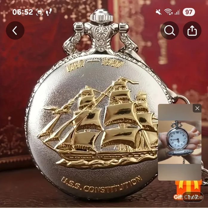 Часы карманные мужские