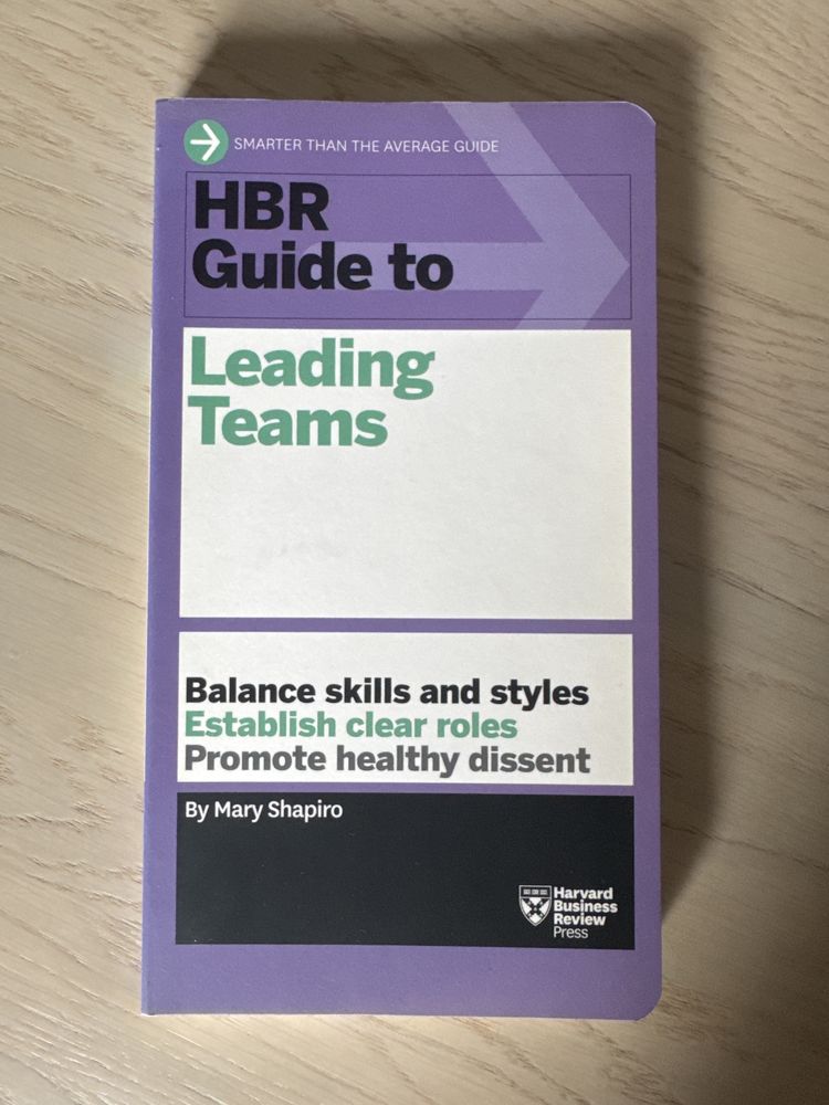HBR Guide to Leading Teams Książka nowa