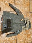 Kurtka zimowa parka rozmiar 98 khaki