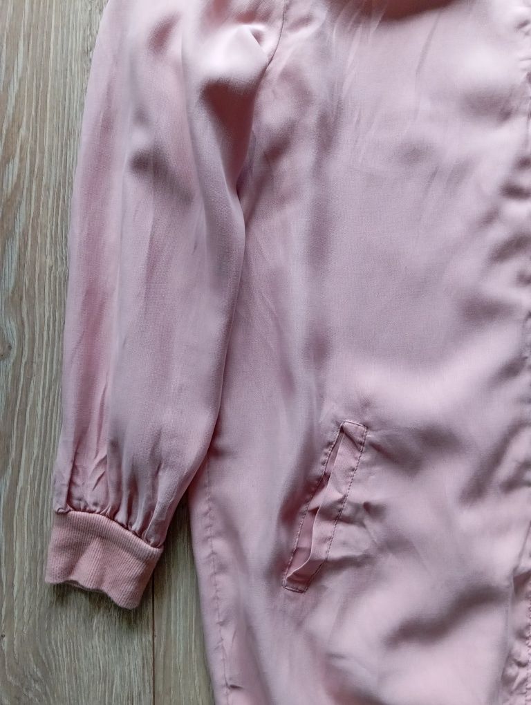 Bershka - długa kurtka damska (bomberka)