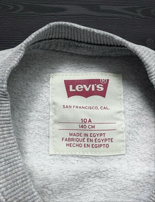 Теплий світшот, джемпер, кофта Levis оригінал на хлопчика 10 років