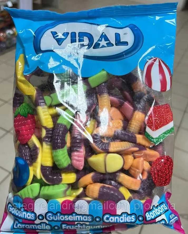Жувальний мармелад Vidal Удави, змії 1 кг, Іспанія