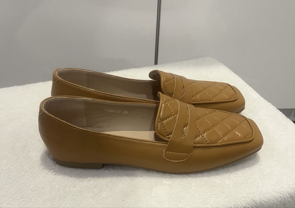 Mokasyny damskie, baleriny, Nowe, 39