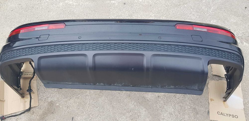 Audi Q7 4M Бампер задний, дорестайл рестайл