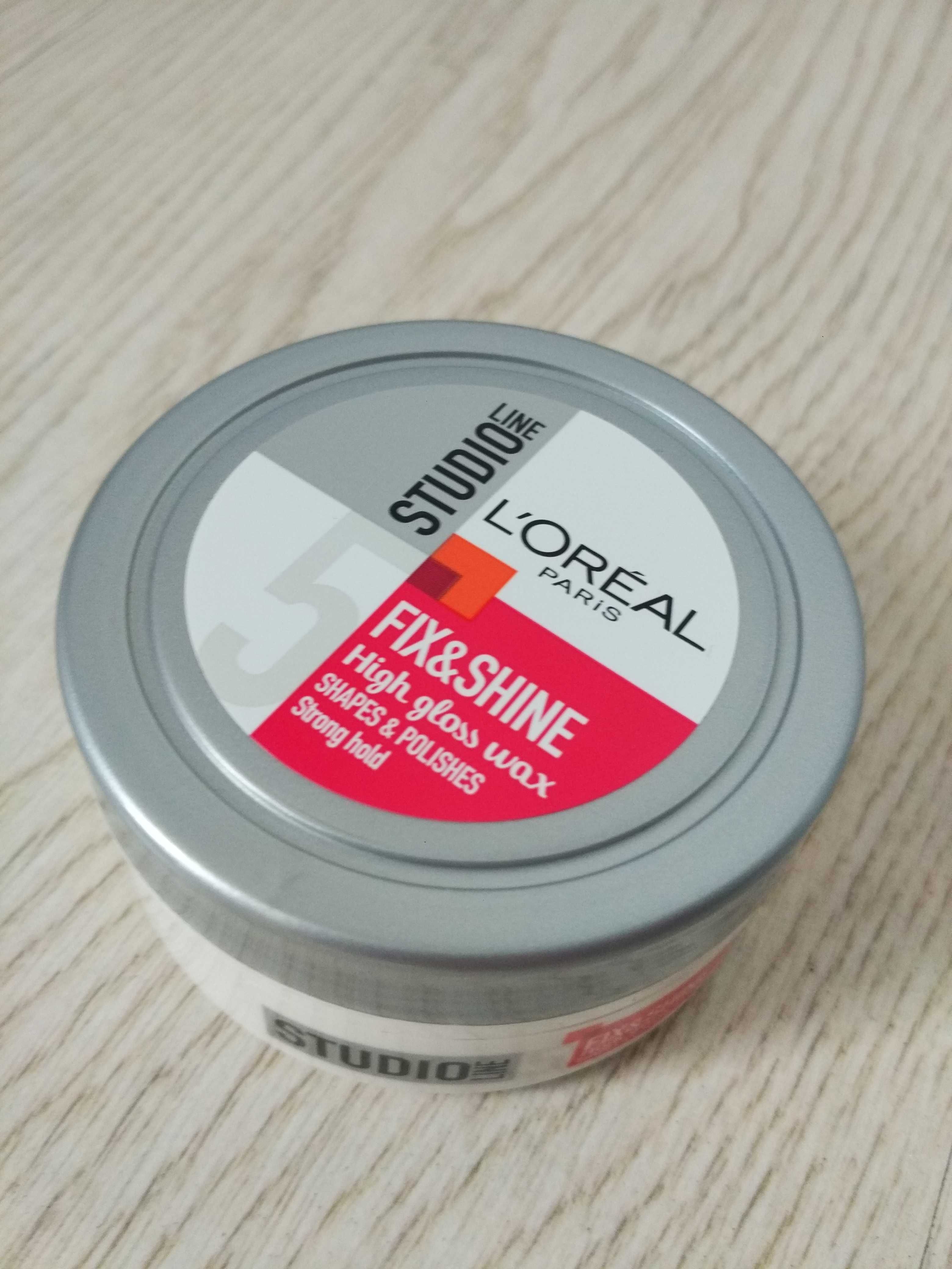 Nowy wosk stylizujacy loreal Fix&Shane strong hold studio line 75ml