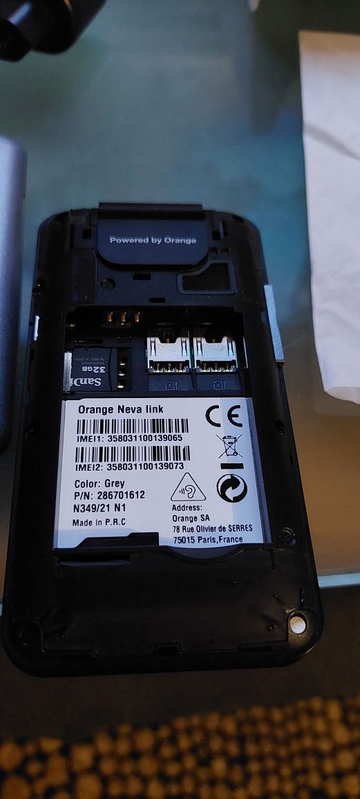 Telefon komórkowy dla seniora Neva link od Orange bez simlocka jak now