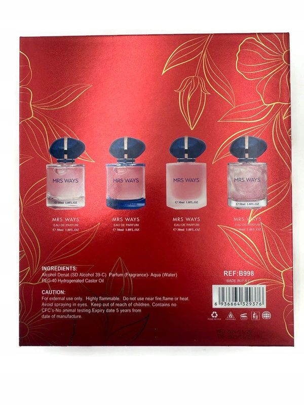 Perfumy damskie 4x30ml jak my way