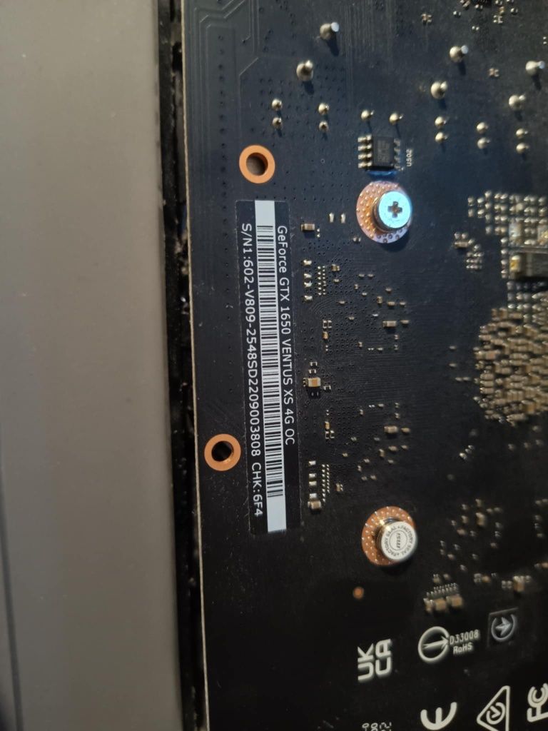 NVIDIA GeForce GTX 1650 MSI Ventus XS