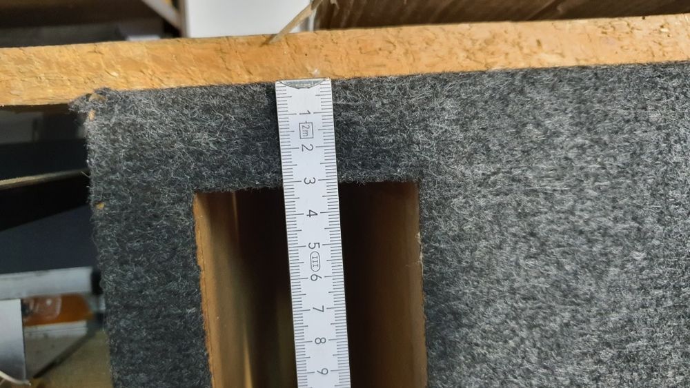 Monstrum, potężna obudowa 2x10" basreflex MDF 30mm nisko strojona