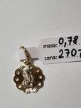 złoty medalik  zawieszka  pr.585