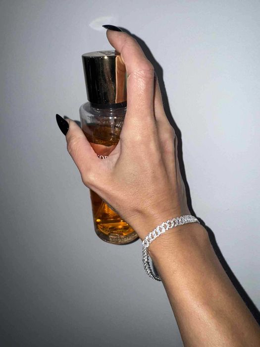 Srebrna Bransoletka PANDORA Pavé Kubańskie Ogniwa