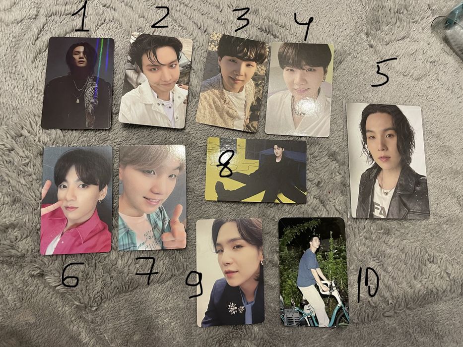 Bts карти юнгі та чонгук