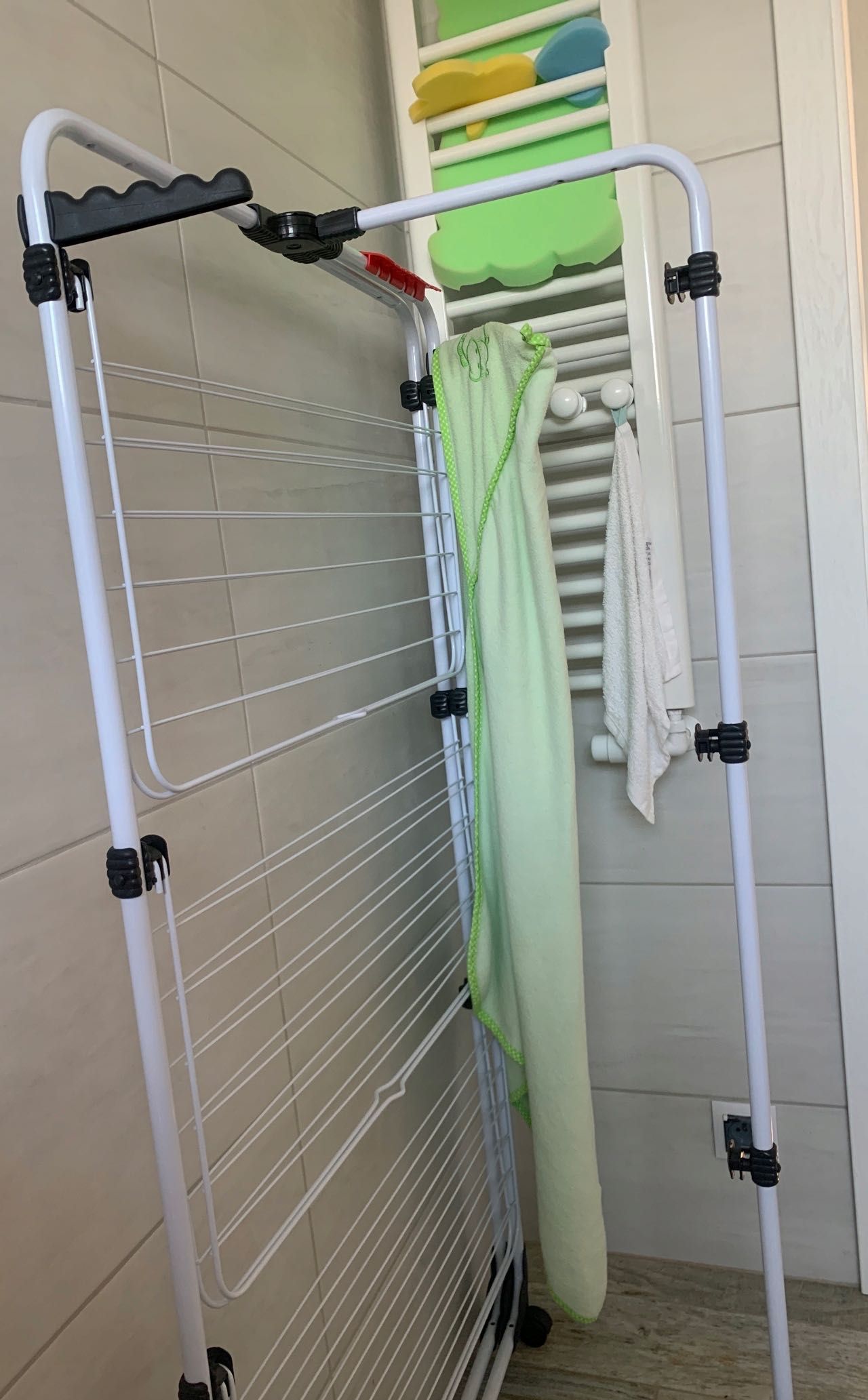 Suszarka do ubrań VILEDA MIXER 4 wieżowa na kółkach. Zadbana Jak nowa!