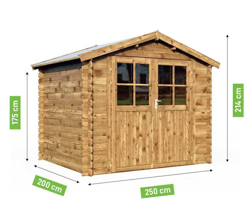 Domek Ogrodowy narzędziowy Agata 250 x 200 cm z podłogą