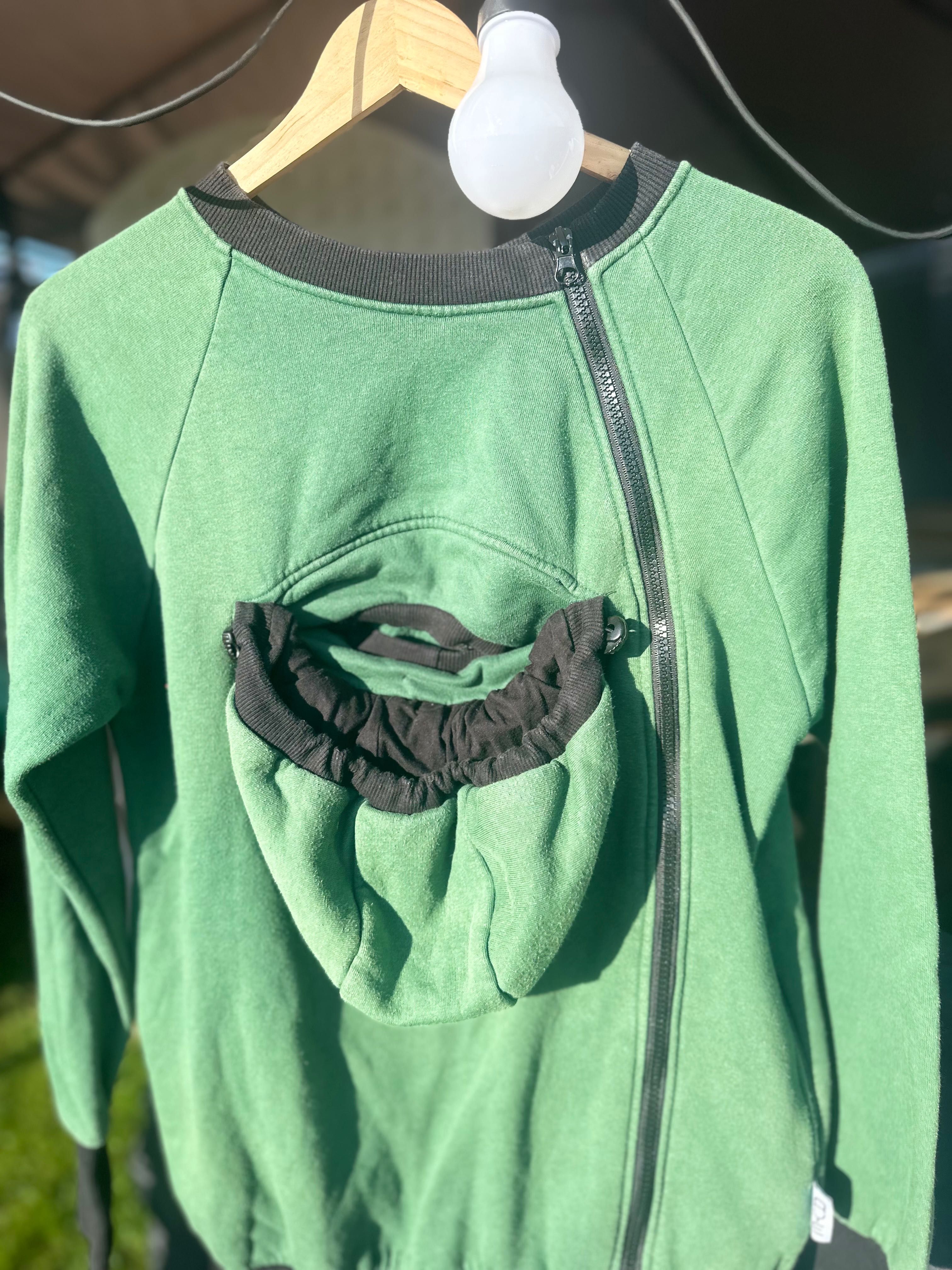 Bluza 4w1 bluza dla dwojga greyse zielona noszenia chuście dziecka