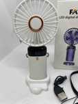 Вентилятор ручной аккумуляторный Mini Fan  с подставкой USB-зарядкой