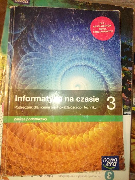 Informatyka  książka do klasy 3 liceum i technikum