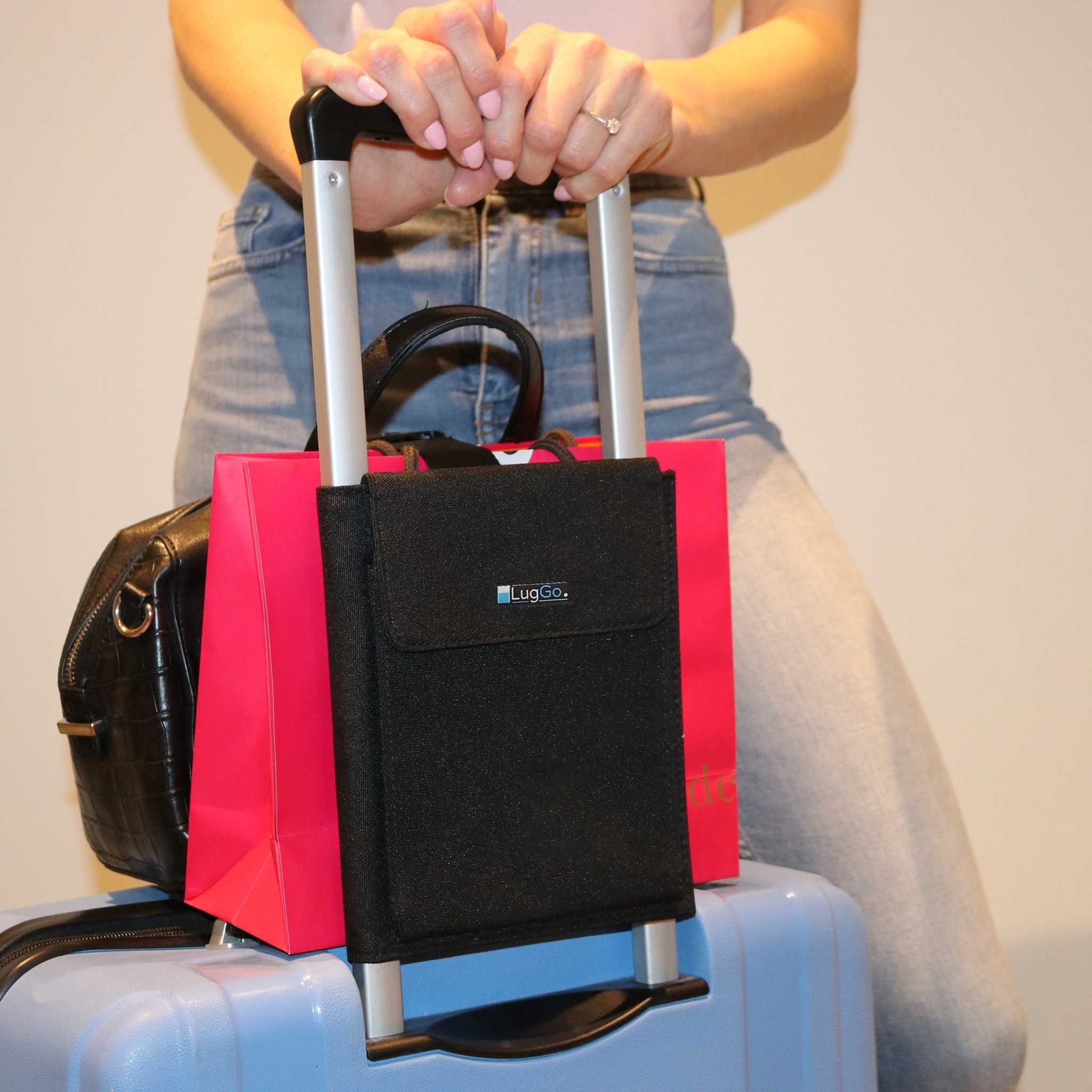 Torba podróżna LugGo - uchwyt na walizkę na dodatkowe torby
