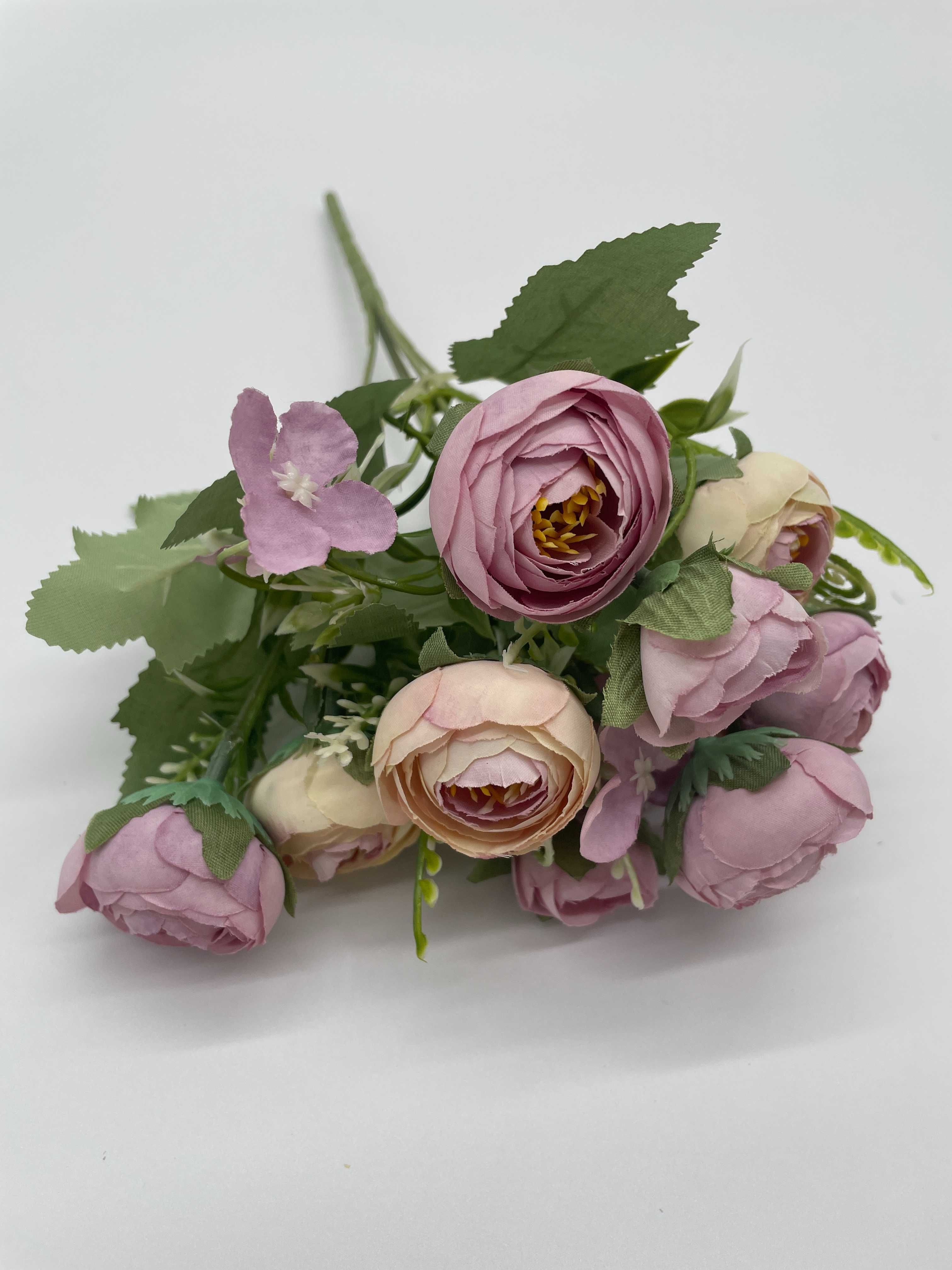 Mini Bukiet Róży Herbacianej Kolor FIOLETOWY
