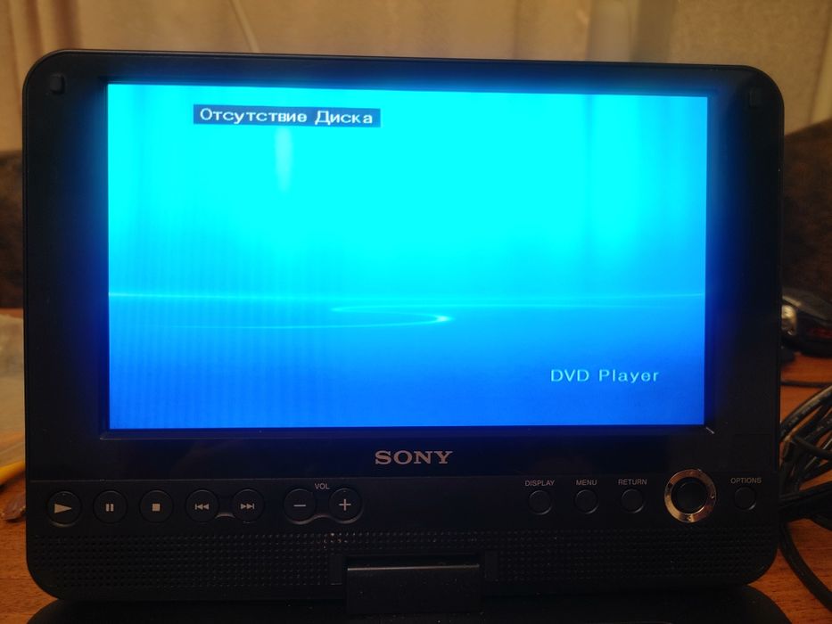 Портативный, автомобильный dvd плеер sony dvp-fx875