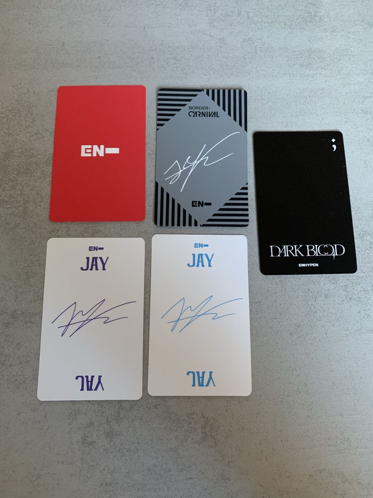 Enhypen Jay Misc Photocards