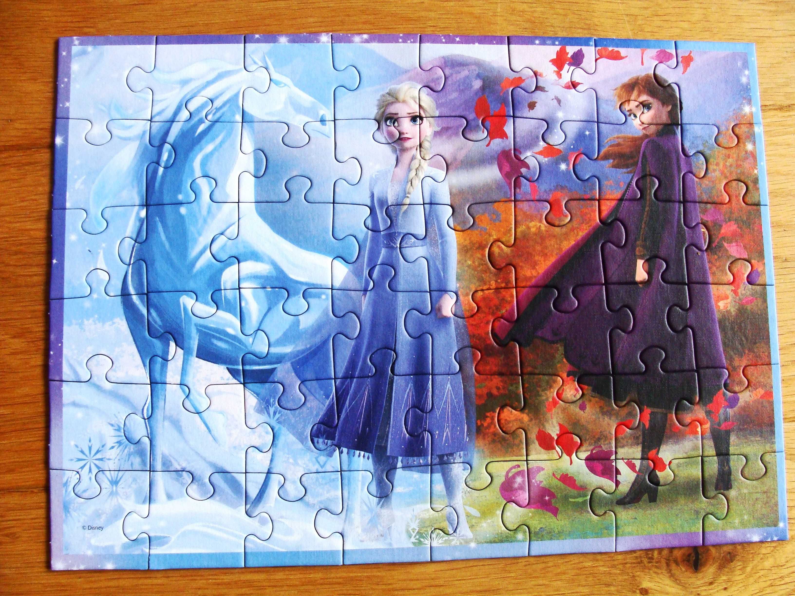 Puzzle - Trefl - Frozen II - Elsa - 34323 - 4 w 1 - jak nowe